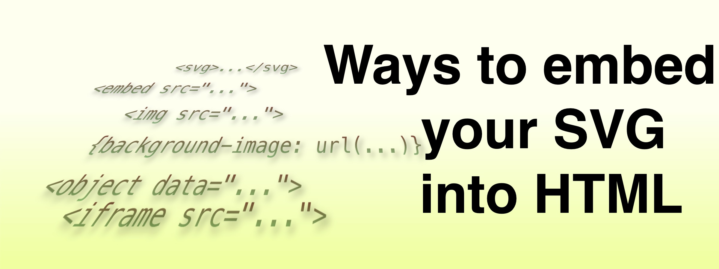 How To Use SVG Images In CSS And HTML A Tutorial For 46 OFF