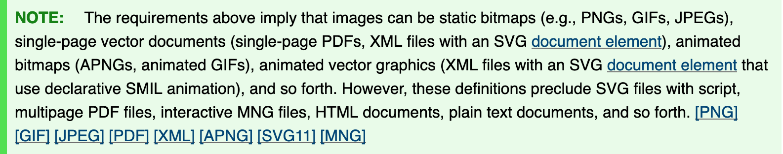 Excerpt from the img element page